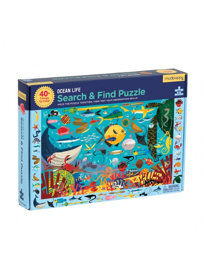 Mudpuppy Ocean Life Search & Find Puzzle - Image 1