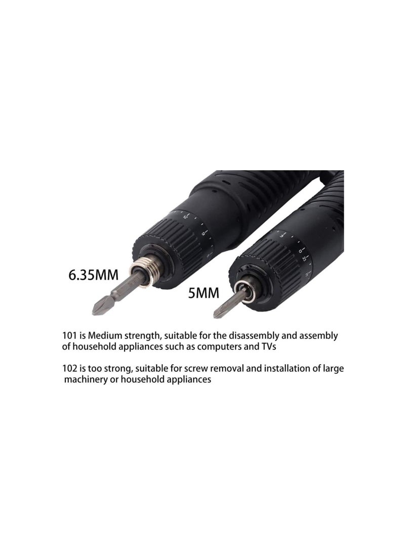 silvercnc - Electric Screwdriver Sets Torque Adjustable Drill Tool Applicable Batch Head 5mm 110-220V (BSD-101) - Image 1