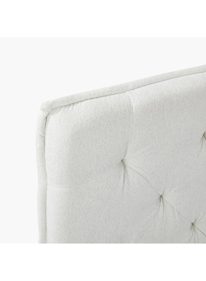 Home Box رأس سرير أوريون مبطن - كريمي - مفرد - Image 3