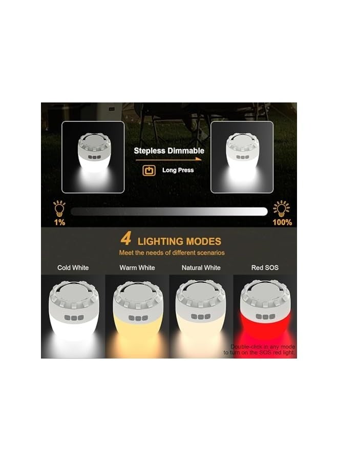 erorex 3 IN 1 Solar USB Rechargeable Brightest COB LED Camping Lantern - Image 3