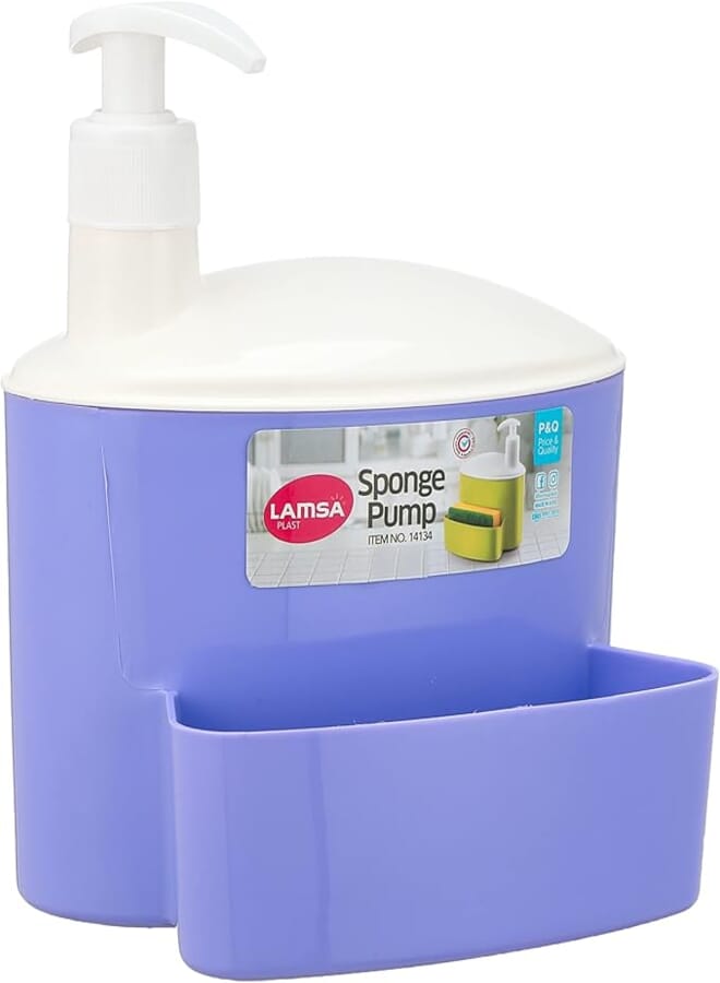 high quality plastic sponge pump, made in egypt dark purple