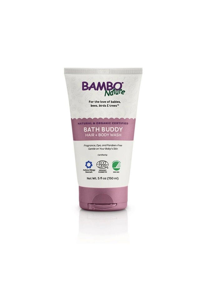BAMBO NATURE Bath Buddy Hair & Body Wash, 5 fl oz, 6 Tubes/Case - Image 1