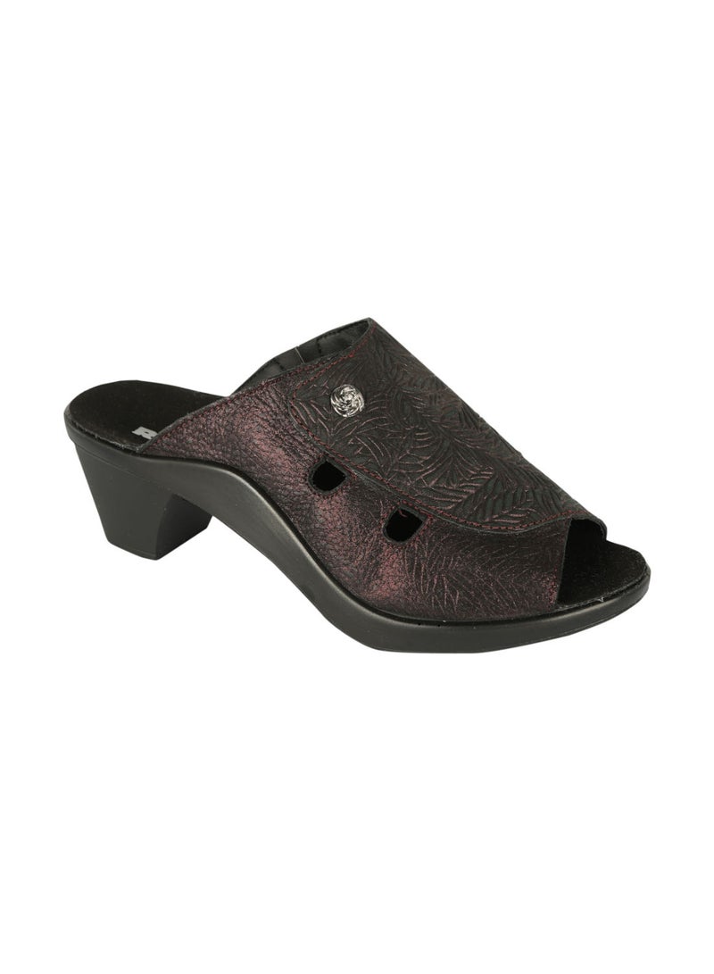 Romika Ladies Block Heel Sandals  Bordo 36 - Image 1