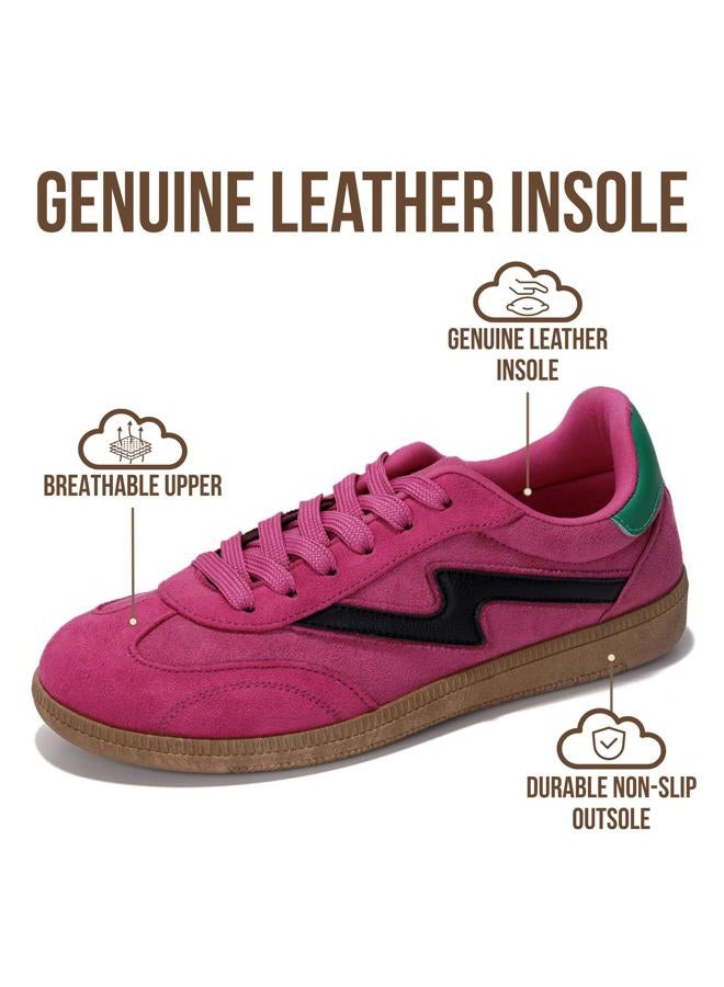 Project Cloud Sneakers for Women - Lace-Up Shoes for Women Trendy Women Sneakers with Memory Foam Insole Women's Fashion Sneakers Non-Slip Womens Shoes (Irita), Pink Combo, 7.5 - Image 2