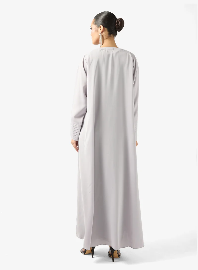 خزانة عباية أساسية مع شيلا