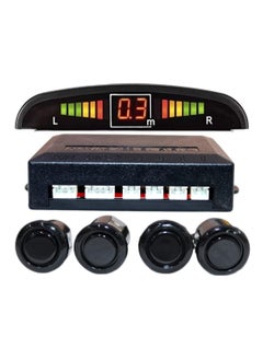 Car Parking Sensor 4 Sensors Auto Reverse Assistance Backup Radar Detector System