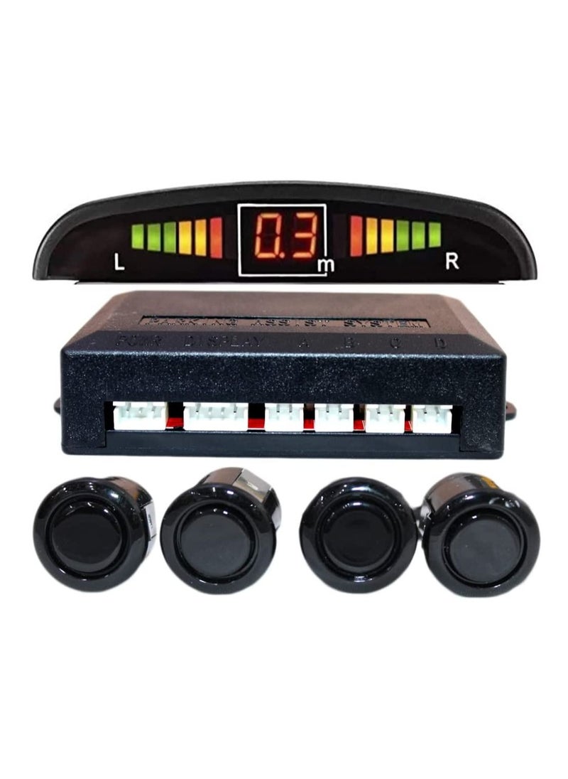Toby's - Car Parking Sensor 4 Sensors Auto Reverse Assistance Backup Radar Detector System - Image 1