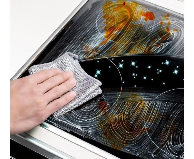 VALITUDO Non-Scratch Dish Wash Cloth (Pack of 10), Steel Wire Dishwashing Rags for Wet and Dry Stainless Steel Scrubber Non-Scratch Wire Dishcloth for Washing Dishes Sinks Counters (10) - Image 5