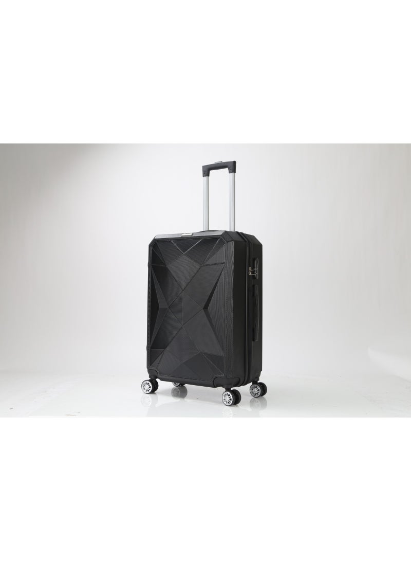 LEVELO ABS Set of 3 Travel Luggage / 20" 40L, 24" 66L, 28" 97L / Impact-Resistant / Double Wheels / Integrated Weighing Scale / Combination Lock / Scratch-Resistant / Durable Iron Trolley - Image 4