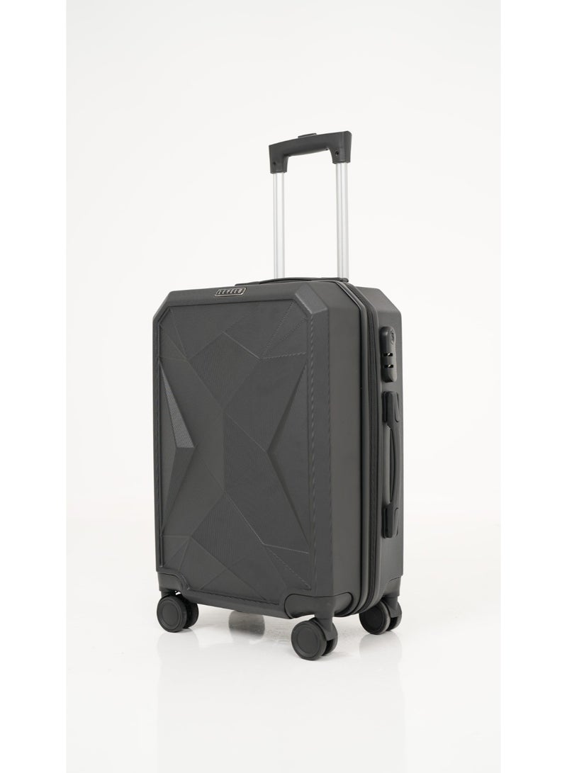 LEVELO ABS Set of 3 Travel Luggage / 20" 40L, 24" 66L, 28" 97L / Impact-Resistant / Double Wheels / Integrated Weighing Scale / Combination Lock / Scratch-Resistant / Durable Iron Trolley - Image 2