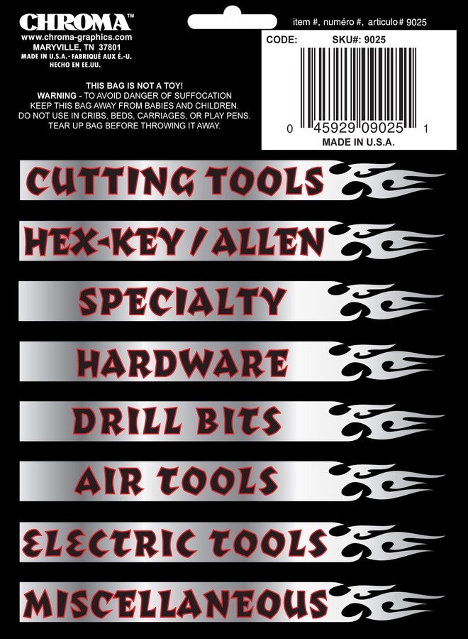 Chroma 9025 Toolbox Magnet, Silver - Image 2