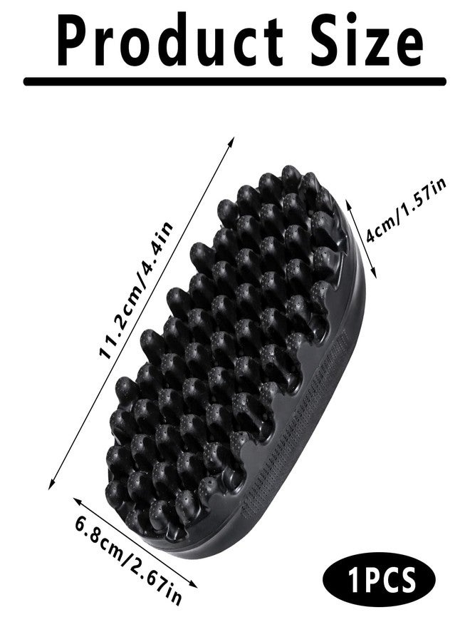 hinbkenla Twist King Sponge,Hair Sponges For Black Men Curls For Afro Hair, Washable Curl Sponge Styling Tool Durable Curling Comb For Men Women Boy Girl Long Short Black (Small Tooth) - Image 2