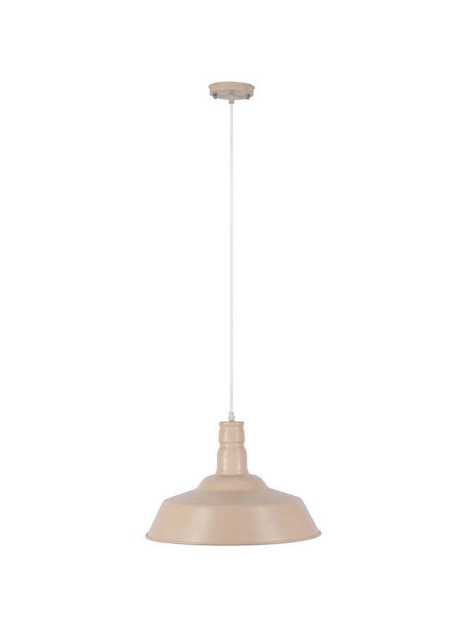 El Rawda Lighting Mulano Ceiling Lamp | modern decorative LED E27 pendant light ceiling lamp hanging | suitable for any room | Color: Beige × White | Size: 70x37 cm