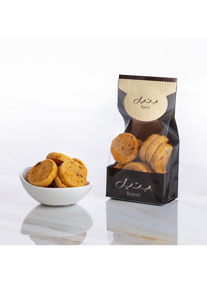 Bateel Daily Reserve Cheddar & Espelette Pepper Biscuits 75g