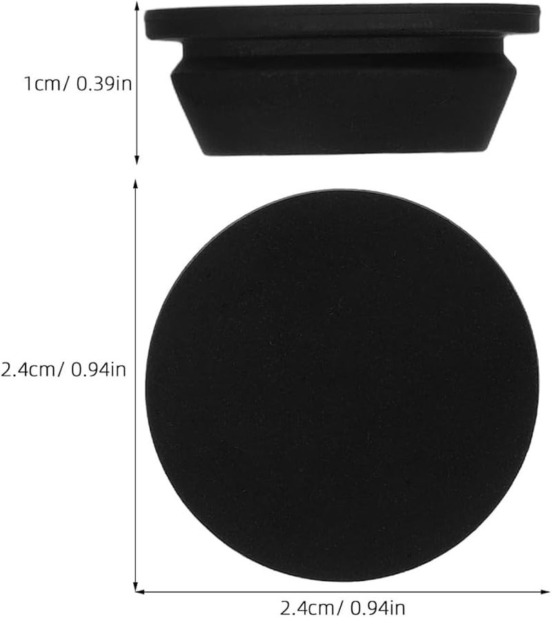 10Pcs 2 4X2 4cm Black Round Rubber AC Drain Hole Plugs For Mini Split And Window Air Conditioners - Image 5
