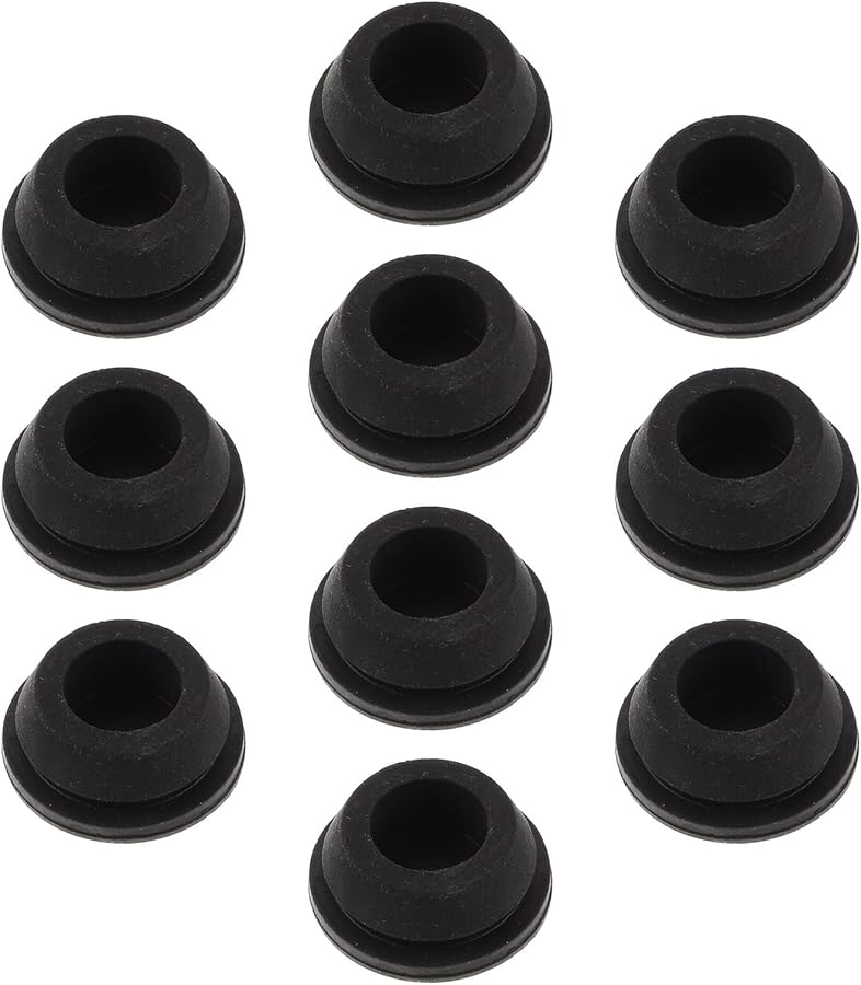 10Pcs 2 4X2 4cm Black Round Rubber AC Drain Hole Plugs For Mini Split And Window Air Conditioners - Image 2