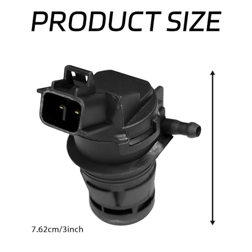 QQWD Windshield Washer Pump, 85330-60190 85330-AE010 Windshield Wiper Fluid, Standard Windshield Front Washer Fluid Wiper Pump for Toyota, Lexus, Subaru, Mazda, Nissan, Acura, Honda - Image 2