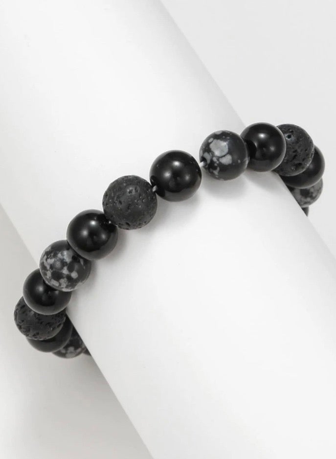 JewelryLand Bracelet For Men Made Of Stones - Image 1