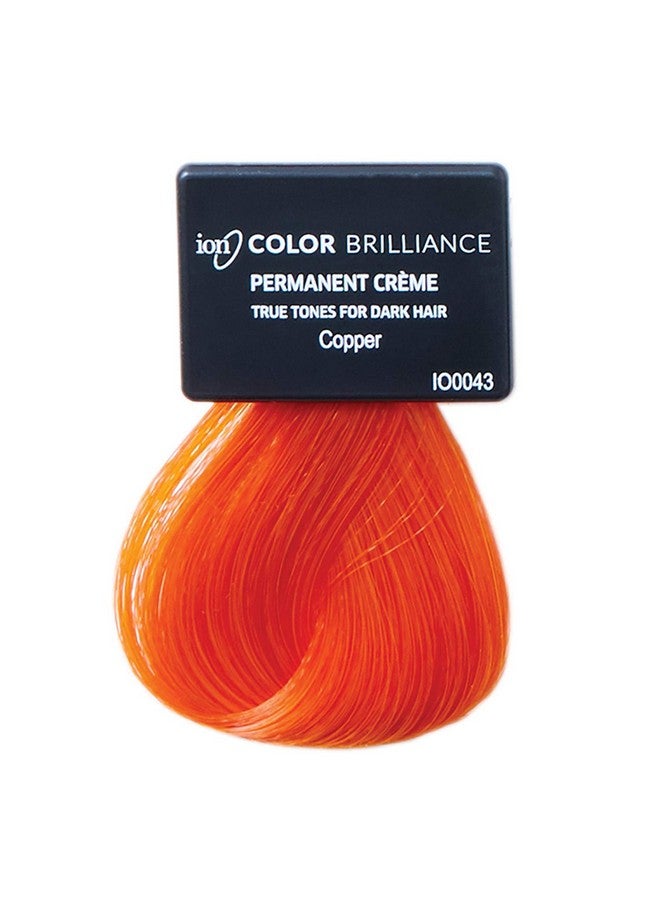 ION On True Tones For Dark Hair Permanent Crème Hair Color Copper Copper - Image 4