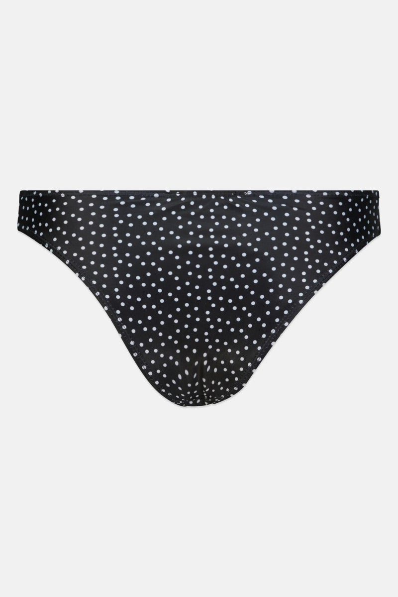 Miss Selfridge Women Polka Dot Bikini Bottom, Black - Image 3