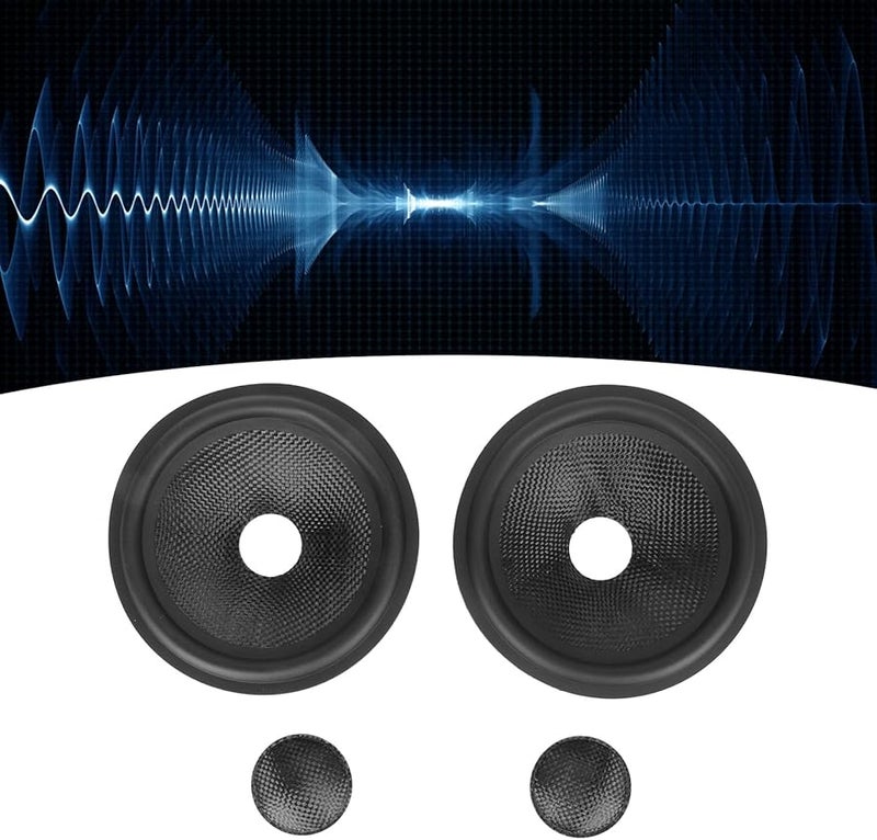 5 بوصة مكبر صوت سوب ووفر مخروط طبل ورقي لتحسين جودة الصوت - Image 5