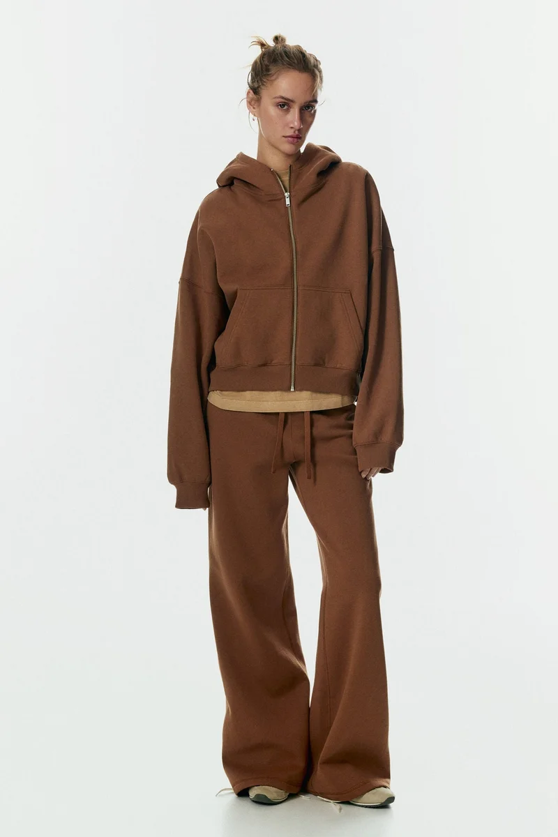 اتش اند ام بنطلون سويت بحافة واسعة