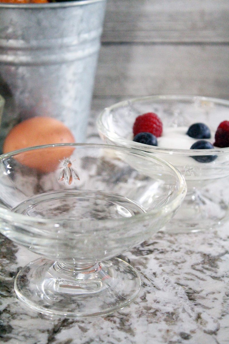 La Rochère La Rochere Napoleon Bee Ice Cream Dishes – Stylish and Versatile Ice Cream Bowl Set of 6 – Dishwasher Safe La Rochere Glassware (6.5 Oz) - Image 5
