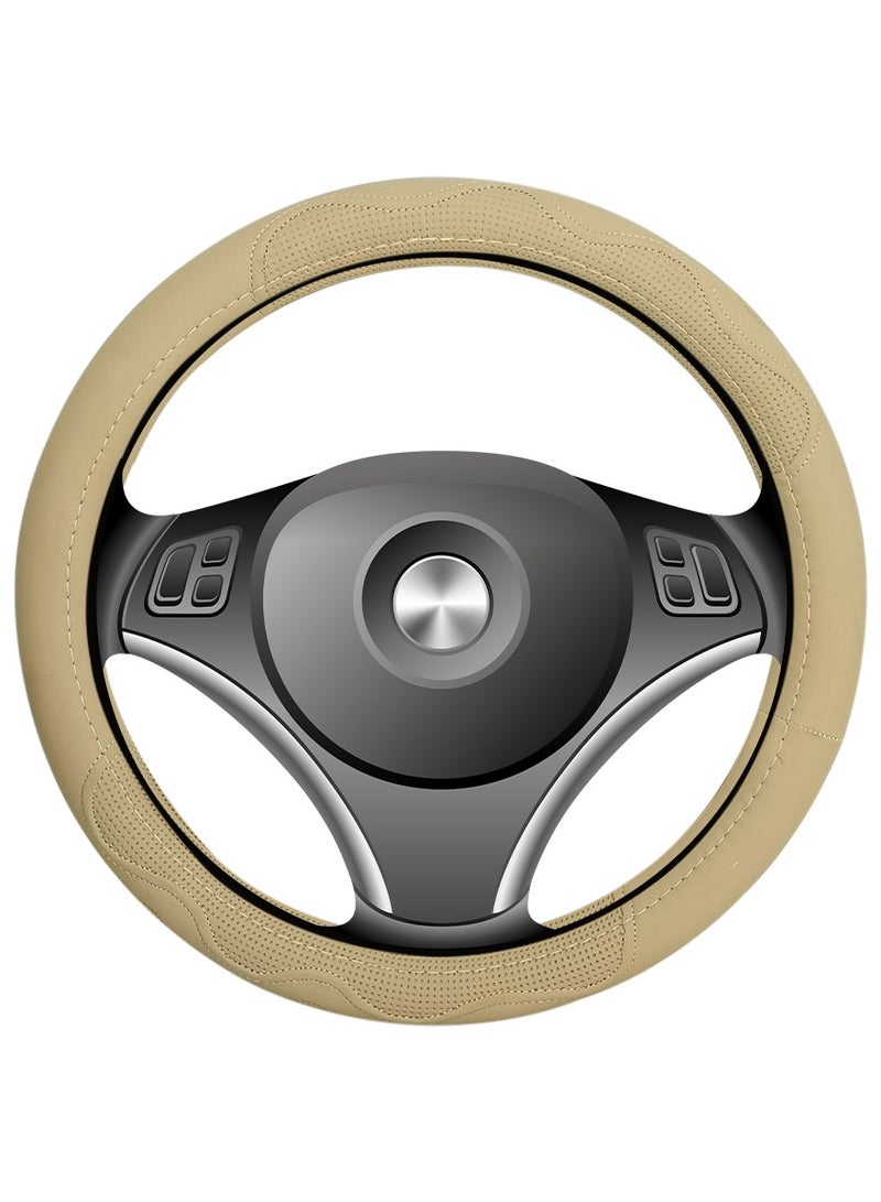 MOB Comfortable And Durable Car Steering Cover With Sleek PU Leather Better Grip - Image 2