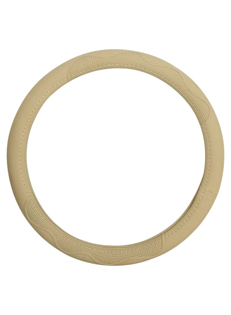 MOB Comfortable And Durable Car Steering Cover With Sleek PU Leather Better Grip - Image 3