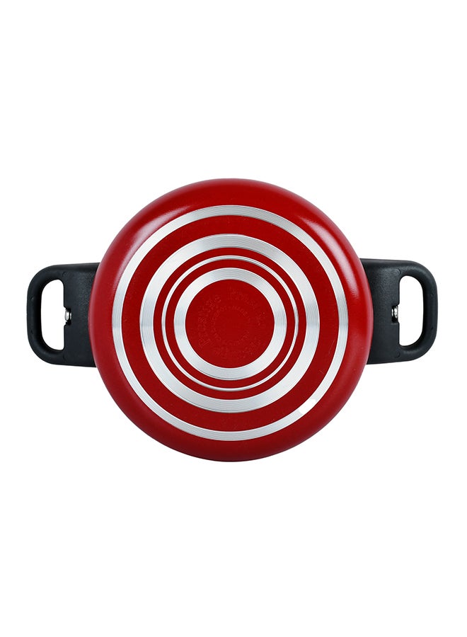 Prestige Classique Covered Saucepot With Steel Lid Red 18cm - Image 4