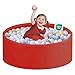 Zedachica Ball Pit for Toddlers 3543x1181 Baby Ball Pits Soft Memory Foam Ball Pits Round Kids Ball Pools Indoor Kids Play Ball Pool Ideal Gift for Girls and Boys Red NO Balls - Image 2