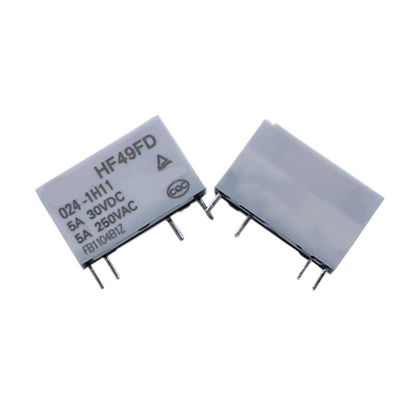 1pc Relay HF49FD/005 012 024-1H11 1H12 1H12T 5V12V24V4 pin 5A(HF49FD024-1H12)