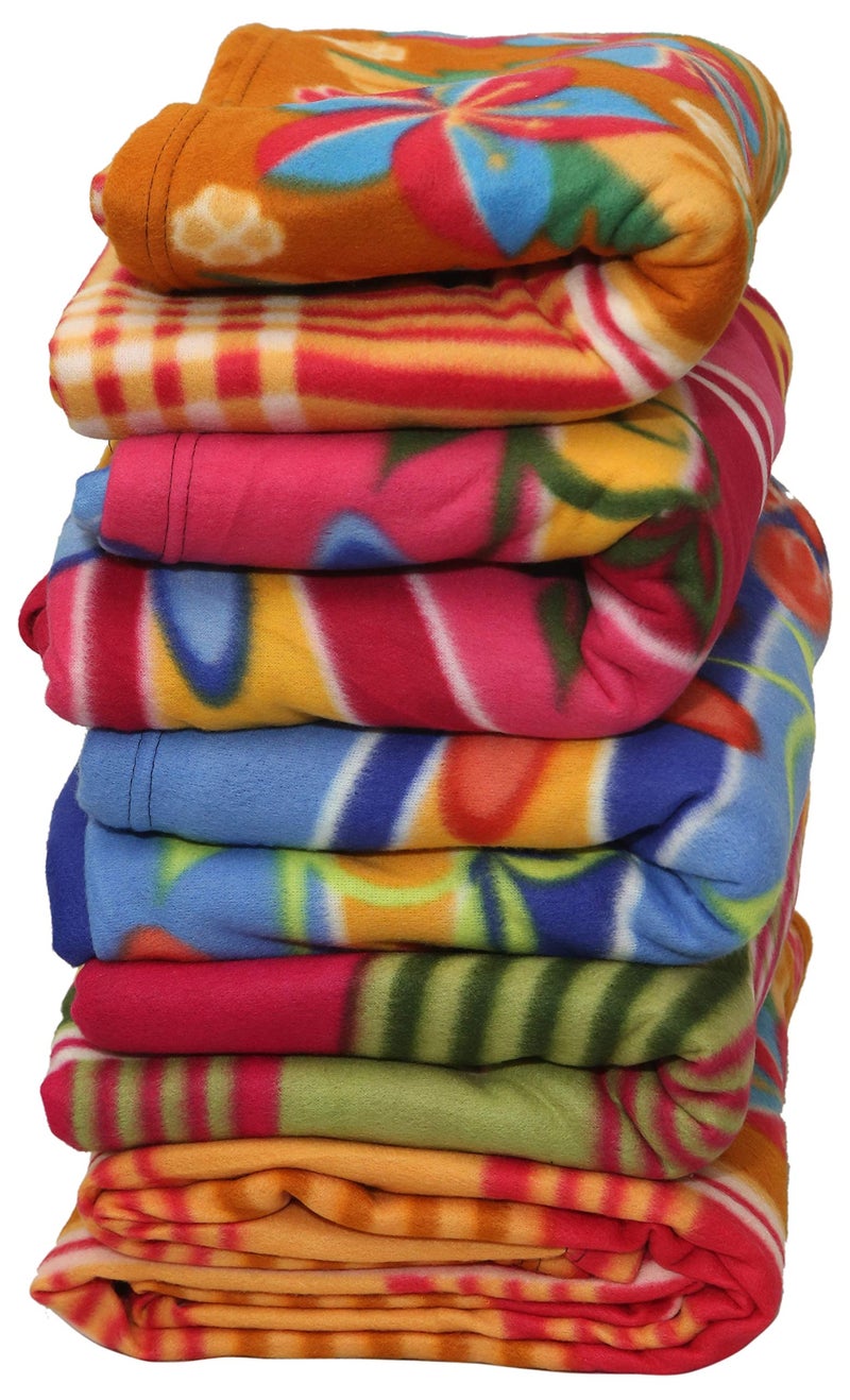 Goyal's Printed Fleece Single Bed All Season Blanket/Comforter/Dohar 250TC, 58x88 Inch - Pack of 5 - Image 2