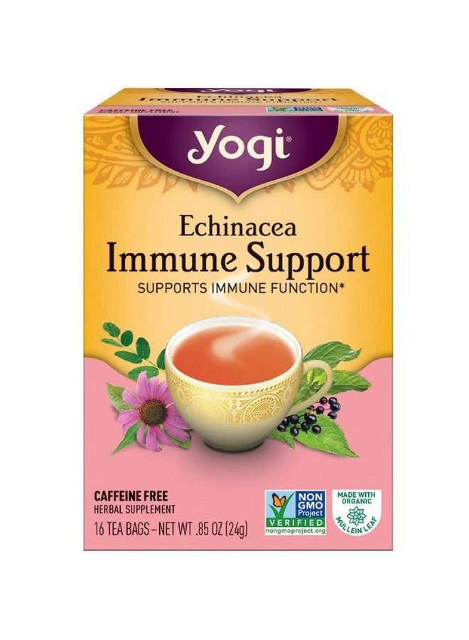 Yogi Herbal Tea Bags, Echinacea Immune Support 16 ea ( pack of 2)