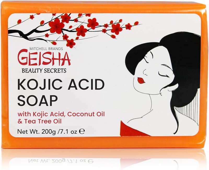 Geisha Kojic Acid Soap 7 oz 200g BIG SIZE Skin Brightening Bar