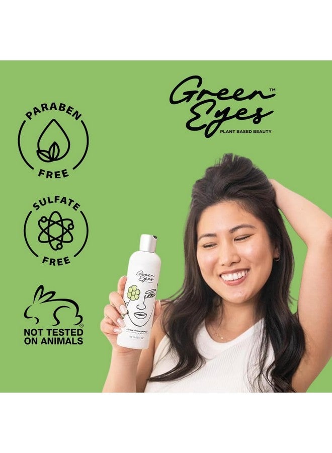 Dominican Magic Green Eyes Growth Thickening Conditioner with Tea Tree & Baobab Oil, Sulfate Free, 10 Oz - Image 2