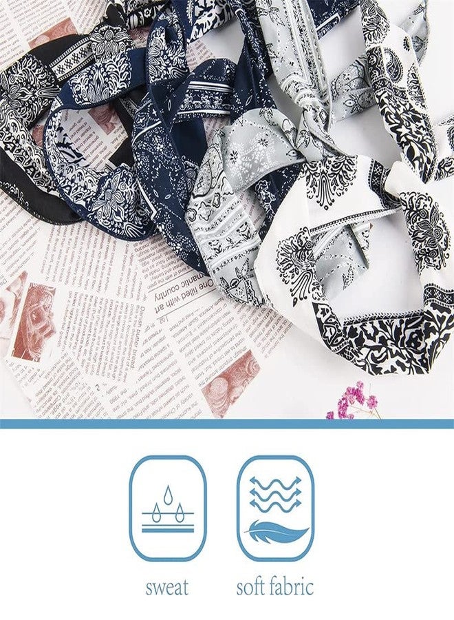 BELICIA Wire Headbands for Women Wire Bunny Ears Headband Twist Bow Headband Fashion Wire Headwraps Hair Bands Hair Holder Hair Accessories Pack of 6 - Image 5