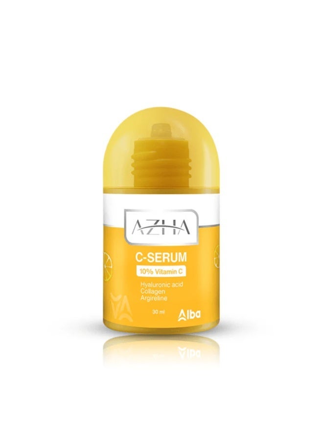 AZHA C-Serum with 10% Vitamin C, Hyaluronic Acid & Collagen – 30ml - Image 2