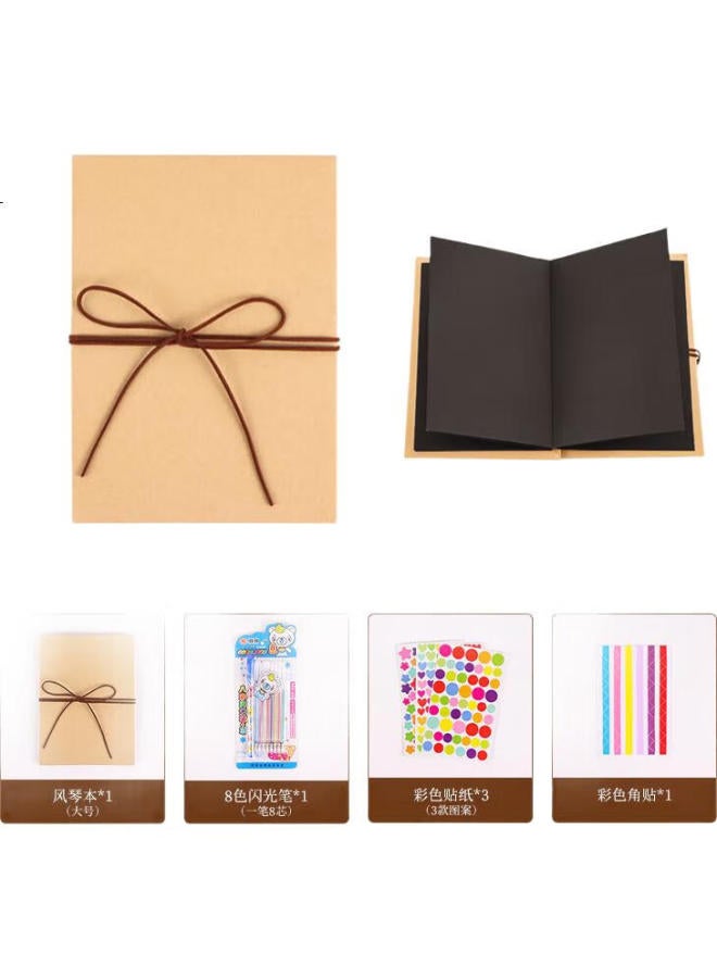 Tatanice Photo Album, Accordion Book 3D Diy Couple Photo Album, Memory Book, Birthday Gift For Boyfriend, Girlfriend, Classmates, Office Supplies Kit - Image 1