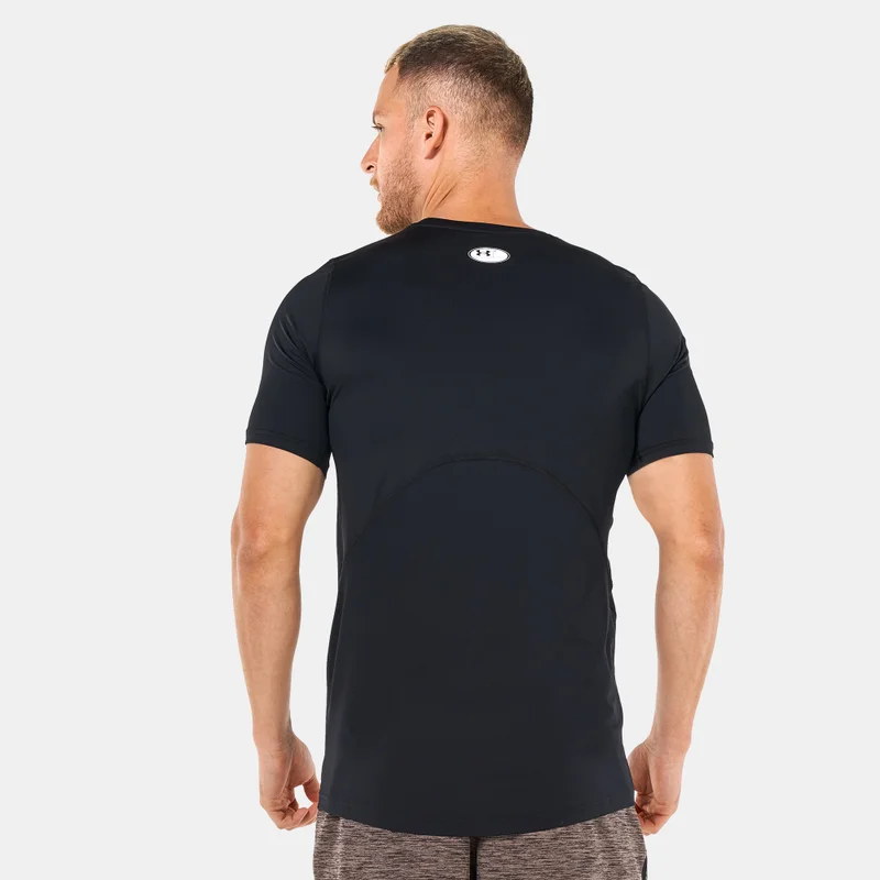 Under Armour Black Men's HeatGear® Armour Fitted T-Shirt for Men | Best Price UAE