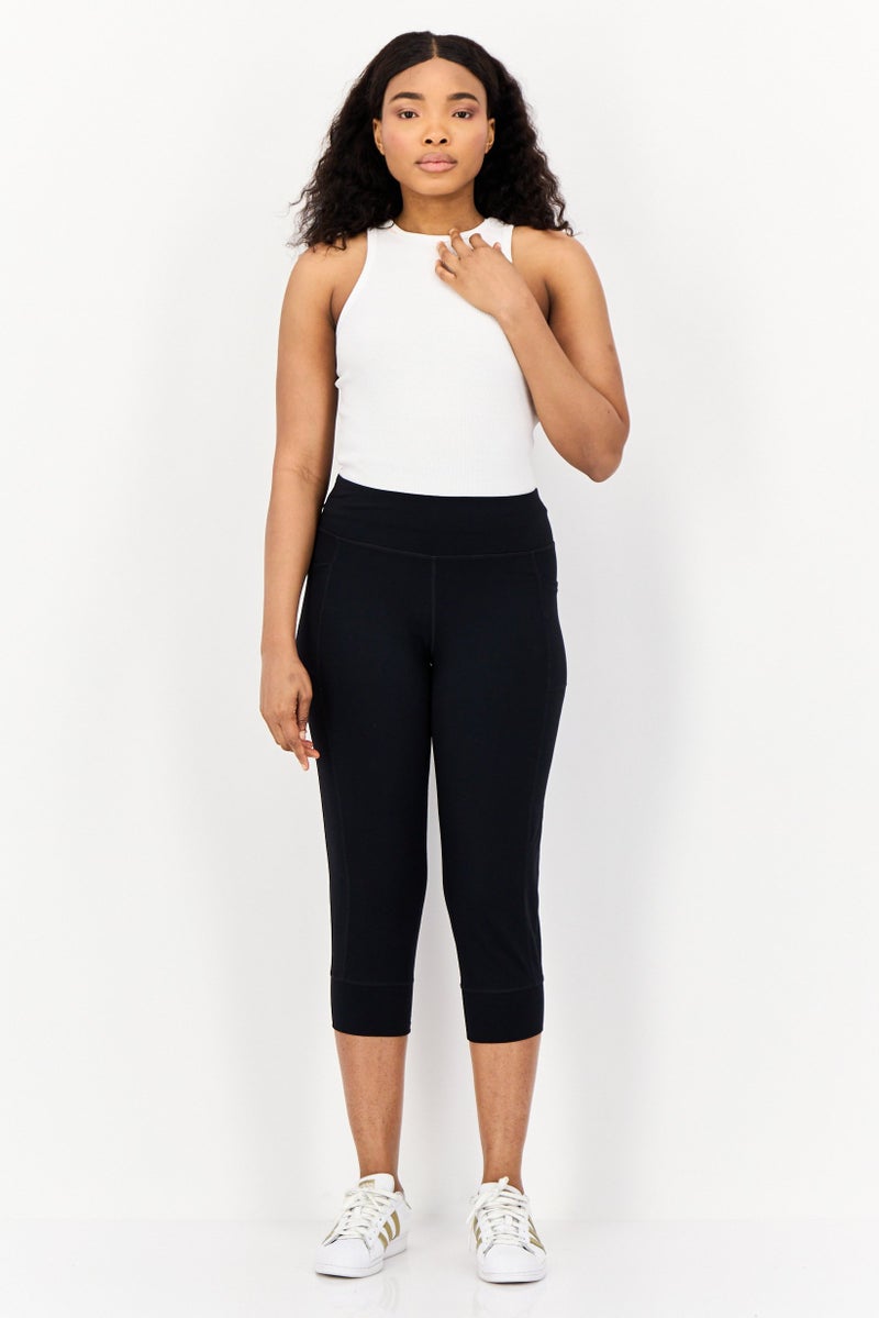 SKECHERS Women Sportswear Fit Outdoor Capri Pants, Black - Image 2