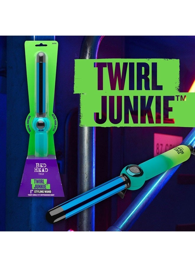 BED HEAD أداة تجعيد الشعر الرقمية تويرل جانكي | تجعيدات ضيقة و أمواج، (1 بوصة) - Image 5