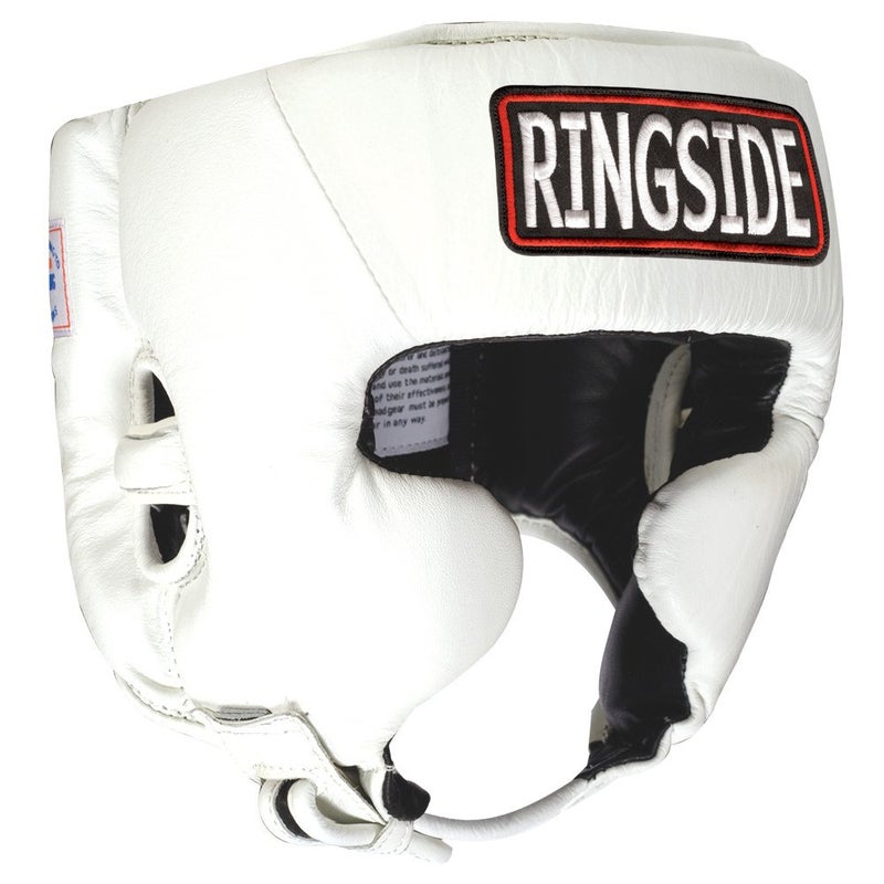 Ringside CompetitionLike Boxing Headgear with Cheeks White Small - Image 2