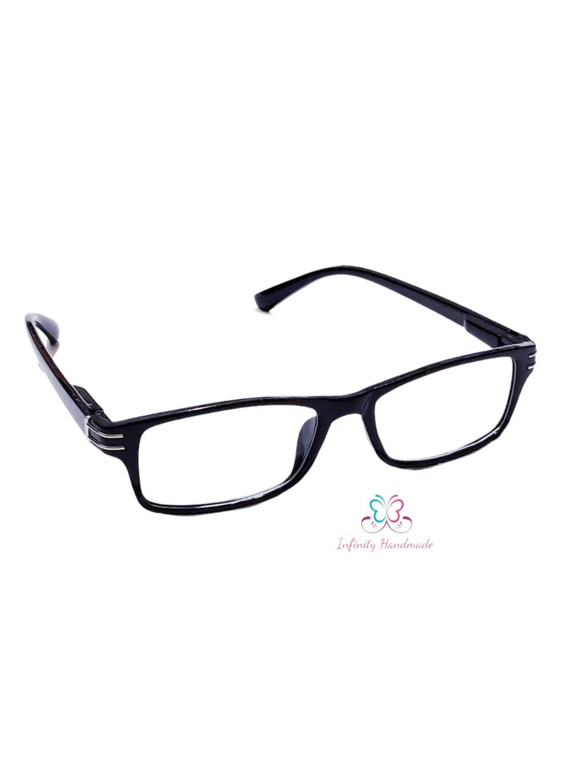 ماركة غير محددة نظارات قراءة للجنسين لقصر النظر الشيخوخي مع صندوق نظارات خاص ومنديل قطني مجاني، حصرية من البائع انفينيتي هاندميد فقط  - Image 3