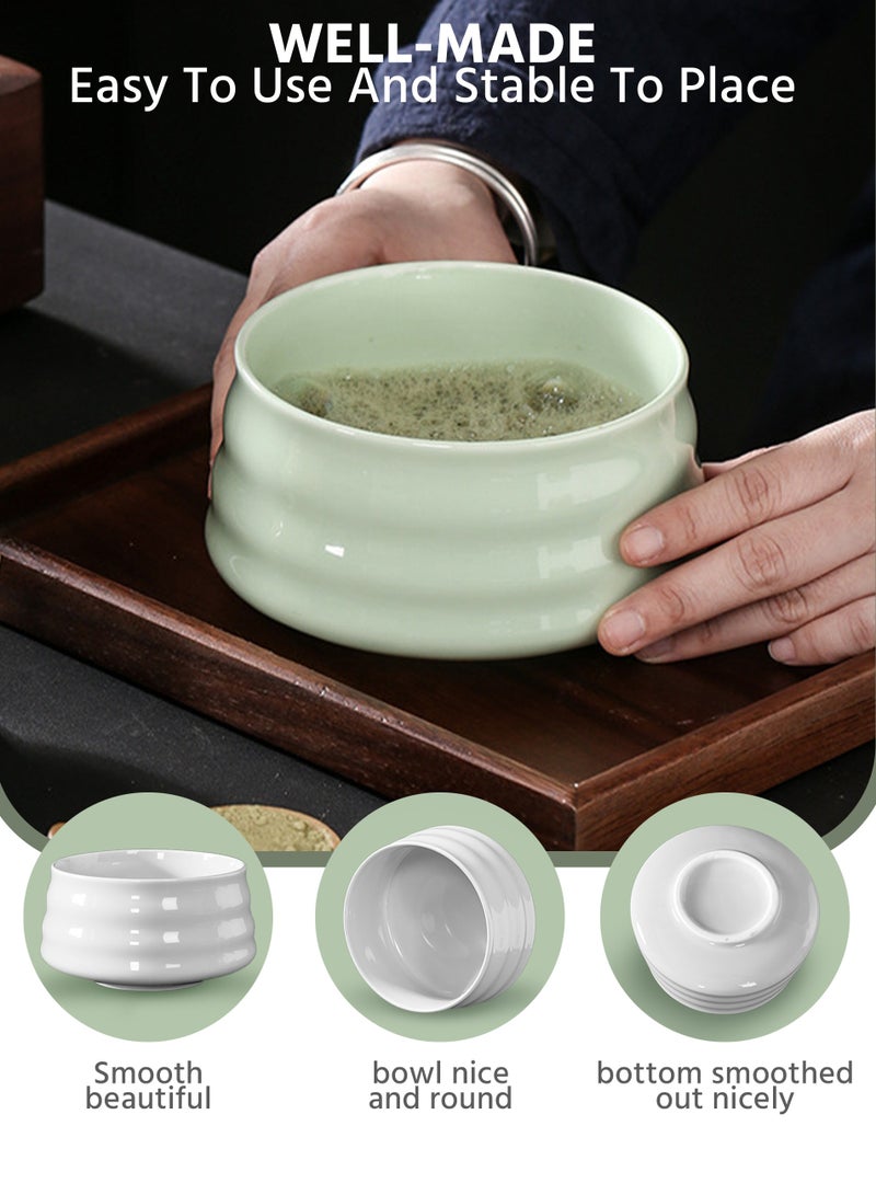 8 Piece Matcha Whisk Set Bamboo Matcha Tools for Stirring Matcha Tea - Image 5