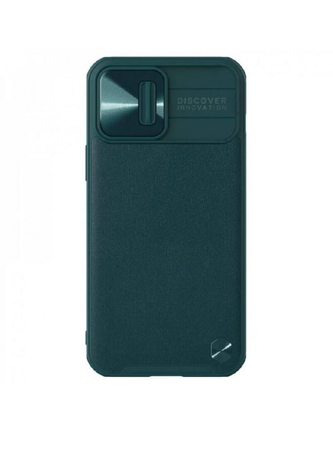 PROMASS Leather Case With Camera Slide Protection Cover For Iphone 13 Pro  - Image 1