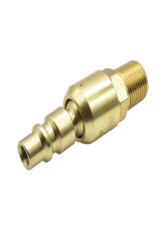 Interstate Pneumatics CPHS661 3/8 Inch Industrial Steel Swivel Plug 3/8 Inch Male NPT-Pack of 2 - Image 5