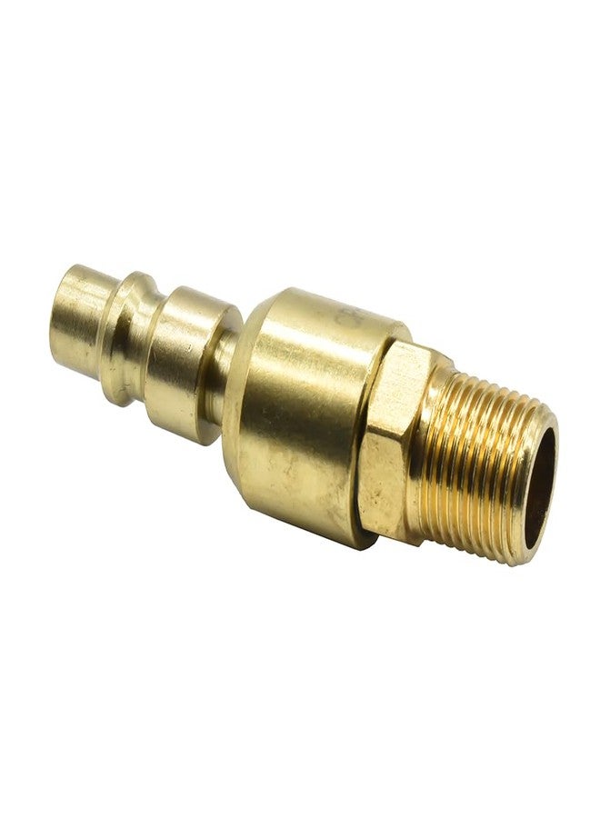 Interstate Pneumatics CPHS661 3/8 Inch Industrial Steel Swivel Plug 3/8 Inch Male NPT-Pack of 2 - Image 3