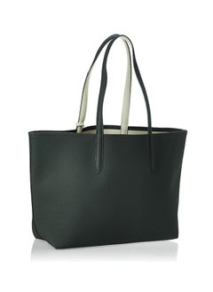 LACOSTE Women's  Double sided Two tone Large Capacity Handbag, Fashionable and Versatile, Black/White  - Image 2