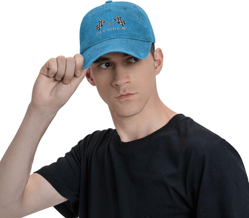 MOCSONE Checkered Flags Race Car Flag Unisex Adult Baseball Hat Sports Outdoor Cap Men and Women Snapback - Image 5